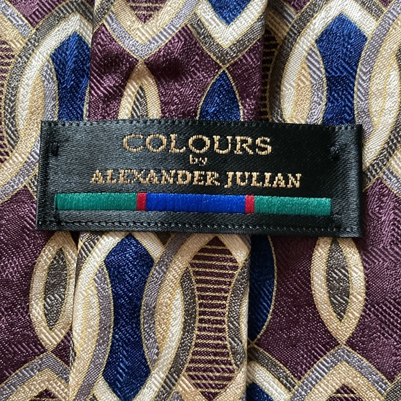 Vintage Colours by Alexander Julian tie - Picture 2 of 3